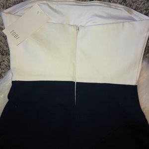 Tri-color midi dress